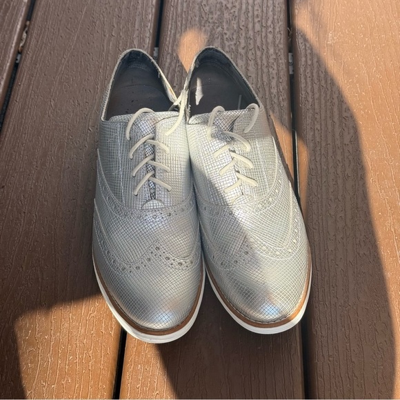 Cole Haan Grand OS silver brogues size 7 - Picture 5 of 8